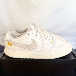 AUTHENTIC Jordan 1 Retro AJKO Low Union White Canvas size 10.5 DO8912-101 USED